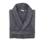 Terry Cloth Solid Bathrobe Gray - Linum Home Textiles