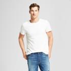 Men's Standard Fit Short Sleeve Sensory Friendly Crew T-shirt - Goodfellow & Co White