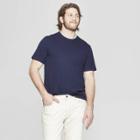 Men's Big & Tall Regular Fit Short Sleeve Lyndale Crew T-shirt - Goodfellow & Co Xavier Navy