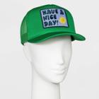 Ascot + Hart Adult's Nice Day Trucker Hat - Green