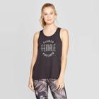 Women's Fierce Female Graphic Tank Top - C9 Champion Black