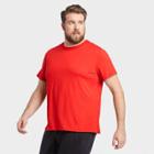 Men's Short Sleeve Performance T-shirt - All In Motion Red S, Men's,