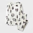 Toddler 2pc Penguins Pajama Set - Cat & Jack Ivory
