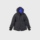 Girls' Winter Parka Jacket - All In Motion Black