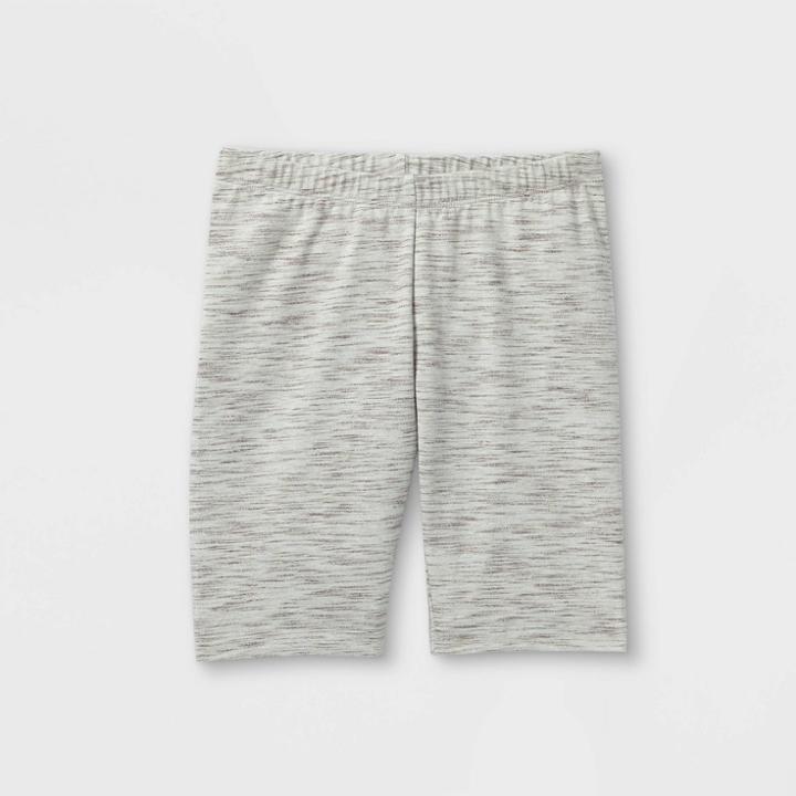 Girls' Mid-length Bike Shorts - Cat & Jack Gray
