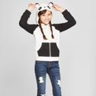 Girls' Panda Hoodie - Cat & Jack Cream