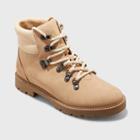 Women's Tully Lace-up Winter Hiking Boots - Universal Thread Tan