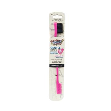 Camryn's Bff Gentle Edges Double-sided Brush/comb - Hot Pink, Diva Pink