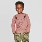 Toddler Boys' Long Sleeve Tape Recorder Graphic T-shirt - Art Class Lavender 5t, Boy's, Purple