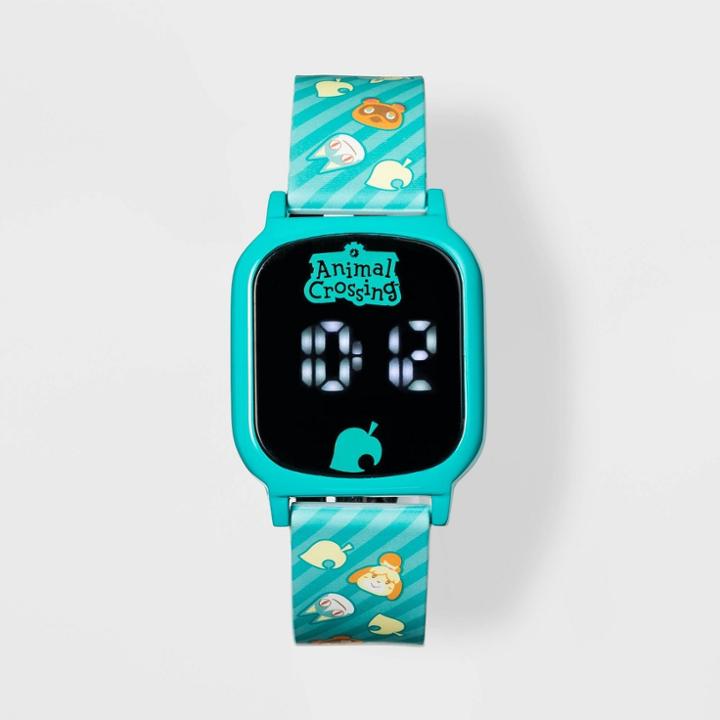 Nintendo Boys' Animal Crossing Watch - Teal, Blue