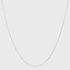 Sterling Silver Diamond Cut Link Chain Necklace - A New Day Silver, Women's