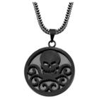 Women's Marvel Hydra Stainless Steel Pendant With Chain - Black