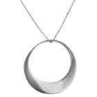 Target 14mm Open Circle Pendant In Sterling