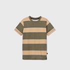Boys' Striped Short Sleeve T-shirt - Art Class Green