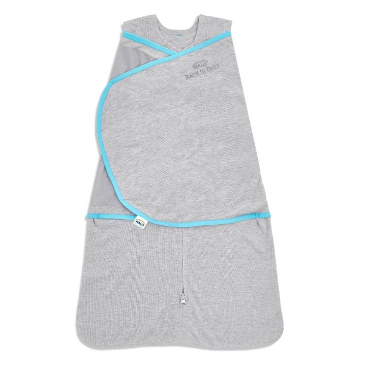Halo Innovations Sleepsack Swaddle Wrap Ideal Temperature - Heather Gray -