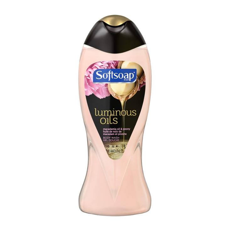Softsoap Macadamia And Peony Luminous Oil Body Wash