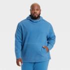 Men's Big & Tall Washed Fleece Hoodie - All In Motion Blue