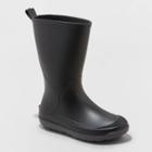 Kids' Andy Slip-on Rain Boots - Cat & Jack Black