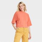 Women's Elbow Sleeve Mock Turtleneck T-shirt - Universal Thread