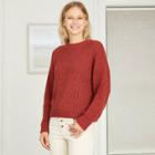Women's Crewneck Pullover Sweater - Universal Thread Rust