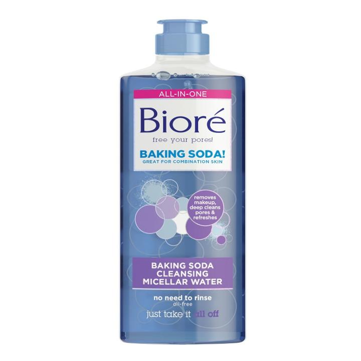 Biore Baking Soda Cleansing Micellar Water Facial Cleanser