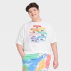 Ev Lgbt Pride Pride Gender Inclusive Adult Extended Size 'pronouns' Short Sleeve Graphic T-shirt - White