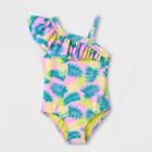 Toddler Girls' Pineapple Print One Piece Swimsuit - Cat & Jack Pink