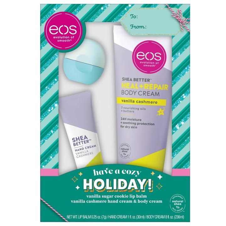 Eos Holiday Vanilla Cashmere Bath And Body Gift