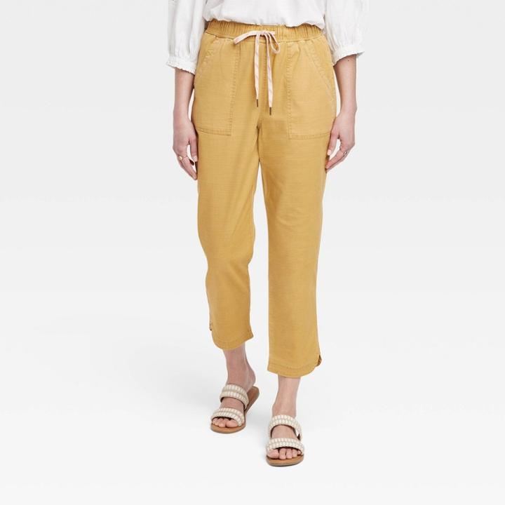 Women's Relaxed Fit Tapered Jogger Pants - Knox Rose Amber