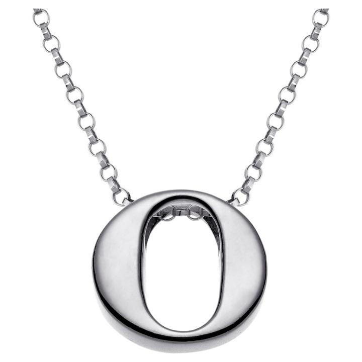 Distributed By Target Women's Sterling Silver 'o' Initial Charm Pendant -