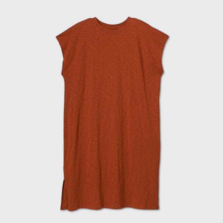 Women's Plus Size Tank Dress - Universal Thread Brown