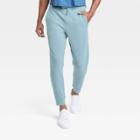 Men's Soft Gym Jogger Pants - All In Motion Heathered Blue