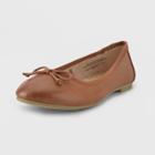 Girls' Berta Ballet Flats - Cat & Jack Brown