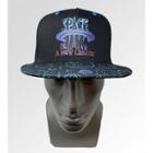 Men's Space Jam Flat Brim Baseball Hat - Black