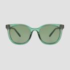 Women's Crystal Surfer Shade Sunglasses - A New Day Blue/green