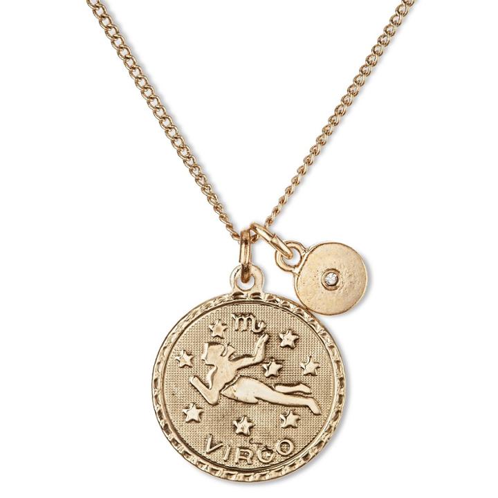 Target Women's Virgo Short Necklace - Antique Gold