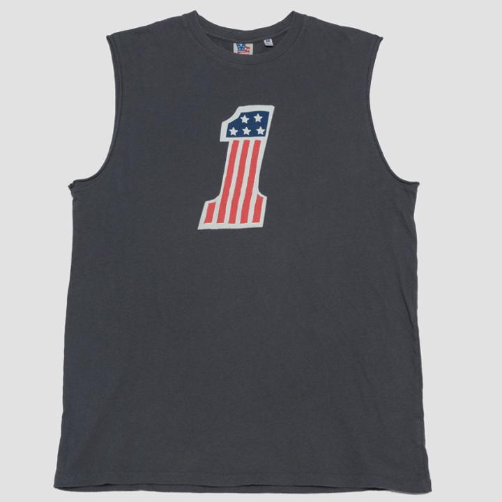 Junk Food Men's Usa Muscle Tank Top - Grey