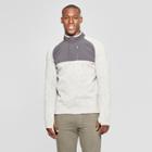 Men's Sweater Knit Fleece Quarter Zip - C9 Champion Bleached Stone Cream Heather