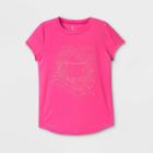All In Motion Girls' Short Sleeve 'anything Is Possible' Graphic T-shirt - All In