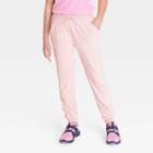 Girls' Velour Joggers - All In Motion Pink