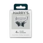 Harry's Razor Blades For Men  4 Pack Of Razor Blade Refills