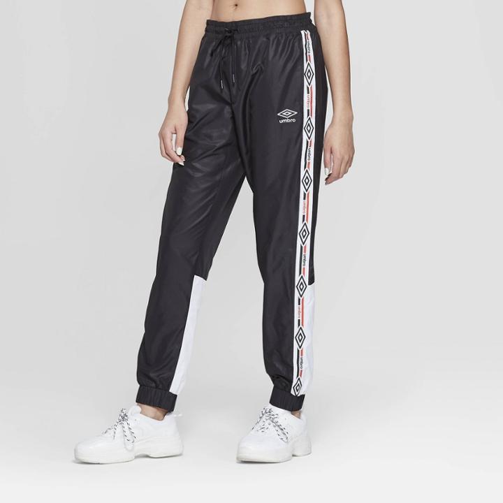 Joylab Umbro Women's Windbreaker Pants Black