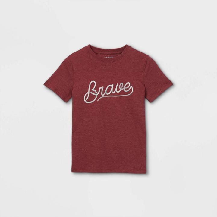 Boys' 'brave' Graphic Short Sleeve T-shirt - Cat & Jack