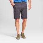 Men's 10.5 Linden Flat Front Chino Shorts - Goodfellow & Co Railroad Gray
