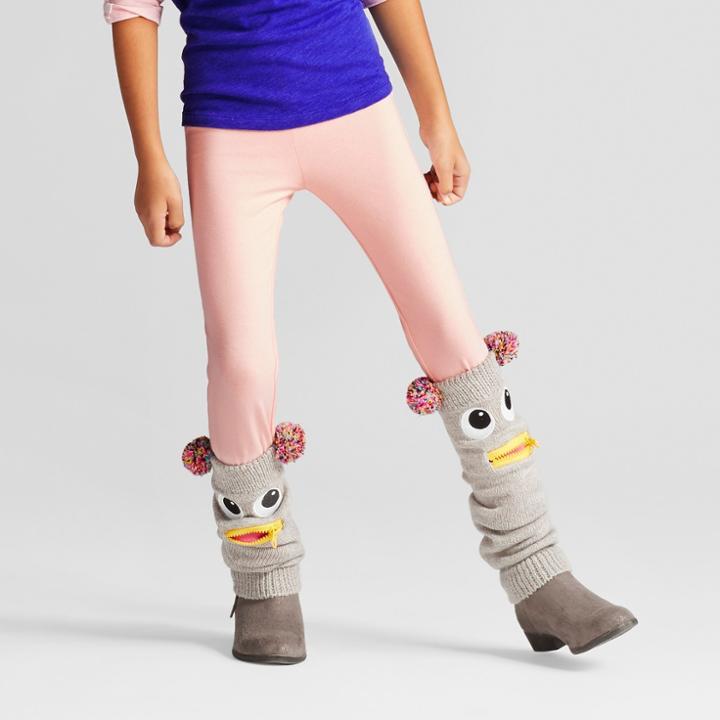 Girls' Favorite Silver Side Stripe Leggings - Cat & Jack Pink