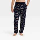 Men's Pink Floyd Prism Jogger Pajama Pants - Black