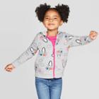 Toddler Girls' Panda Sweatshirt - Cat & Jack Heather Gray 4t, Toddler Girl's