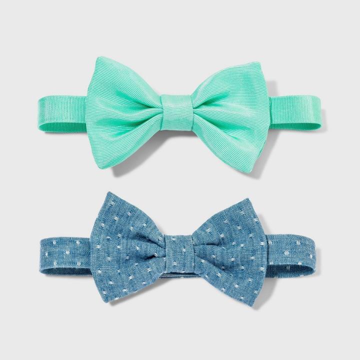 Baby Boys' 2pk Bowtie Set - Cat & Jack Green