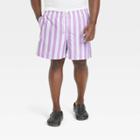Men's Big & Tall Amethyst Swim Trunk - Goodfellow & Co Purple