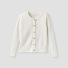 Toddler Girls' Solid Knit Cardigan - Cat & Jack Cream